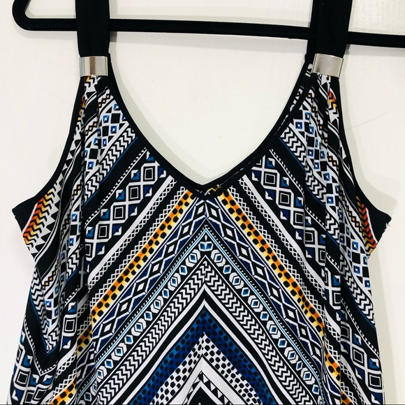 WHITE HOUSE BLACK MARKET SLEEVELESS TRIBAL-PATTERN TANK XL - Picture 3 of 8